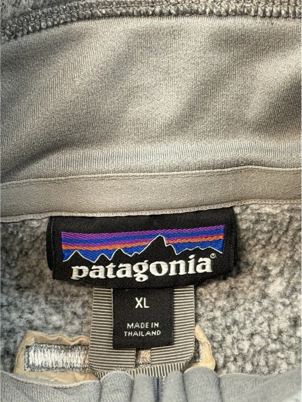 Patagonia Better Sweater 1/4 Zip Pullover Fleece Gray Men’s XL 25522